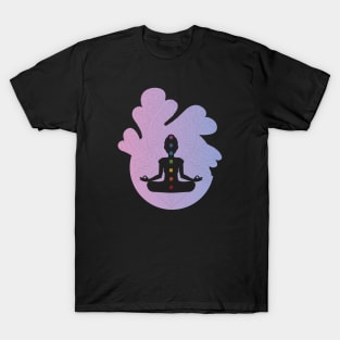 Chakras Aligned Meditation T-Shirt